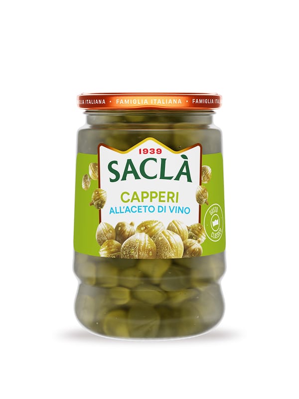 CAPERS IN WINE VINEGAR  — 200g
