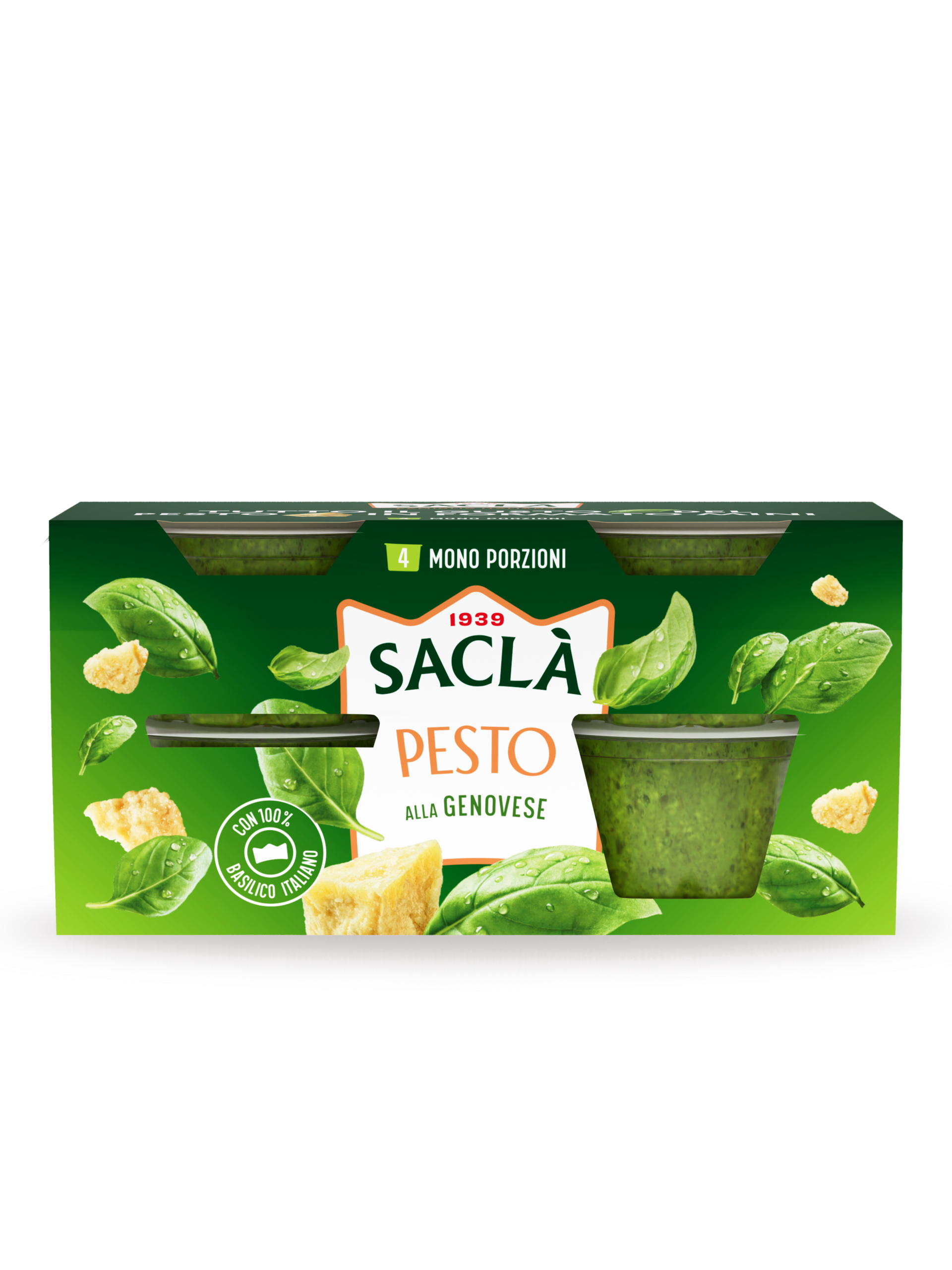 BASIL PESTO 4XME — 4x45 g