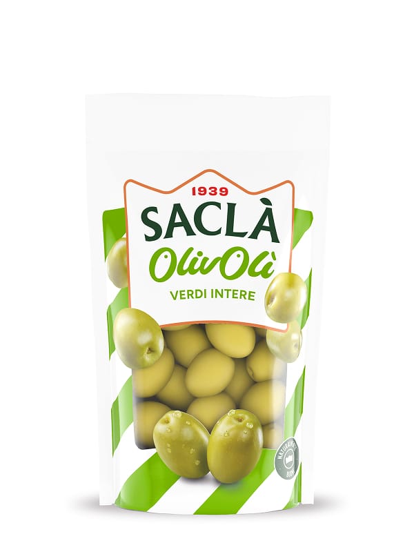 DOYPACK WHOLE GREEN OLIVES