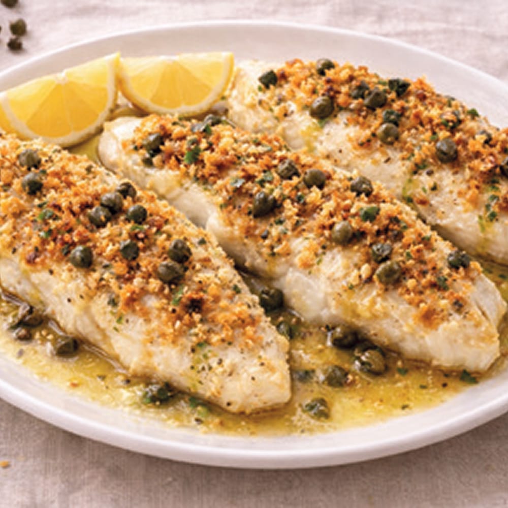 LEMON PESTO COD