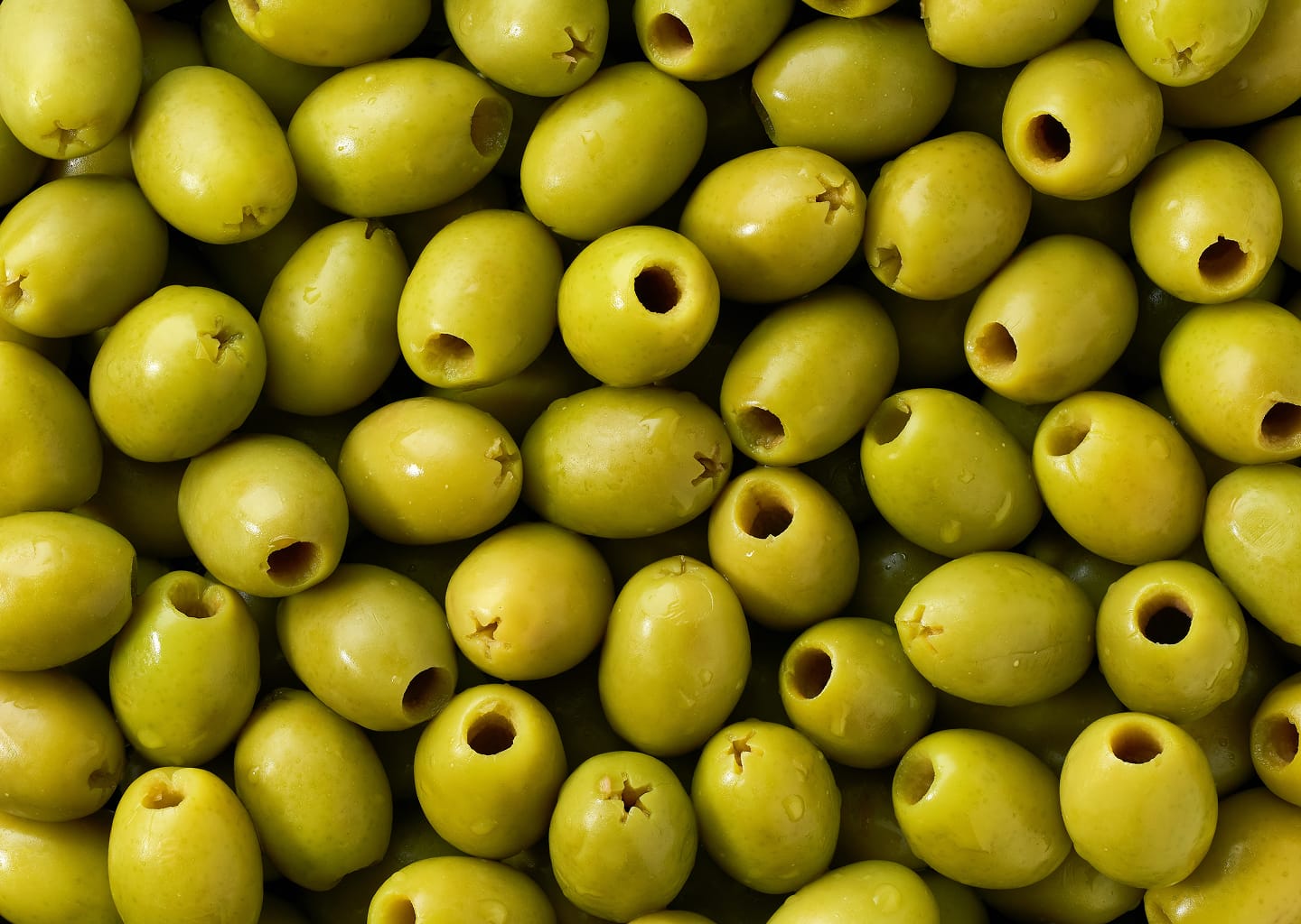 ORGANIC PITTED GREEN OLIVES