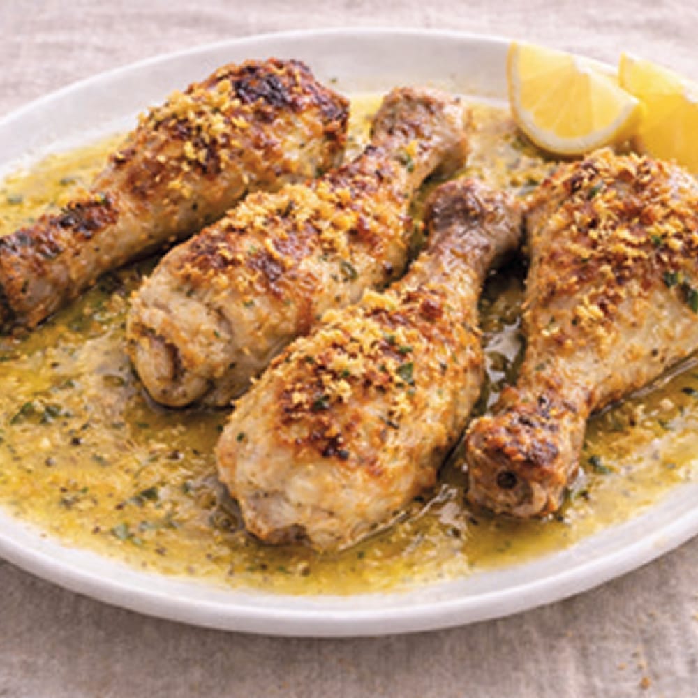 LEMON PESTO MARINATED CHICKEN