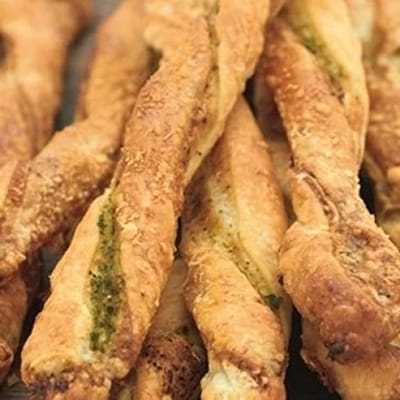 PESTO &amp; PARMESAN STRAWS
