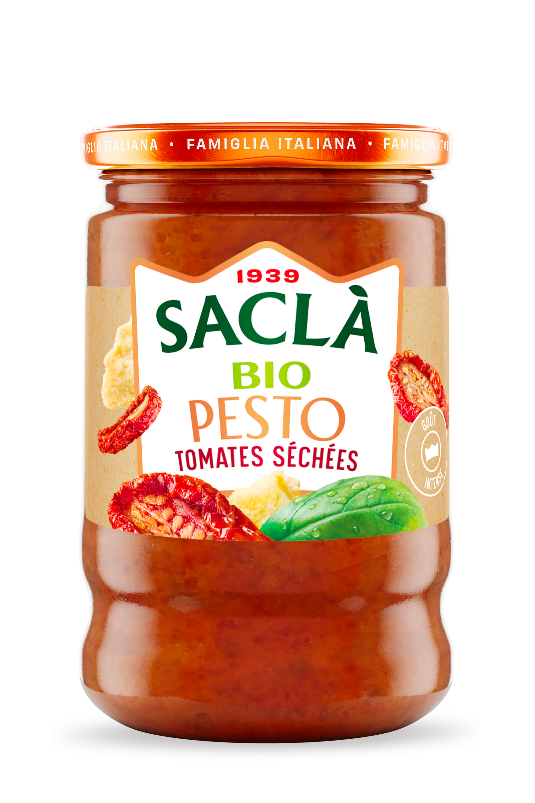 ORGANIC SUN-DRIED TOMATO PESTO — 190 g