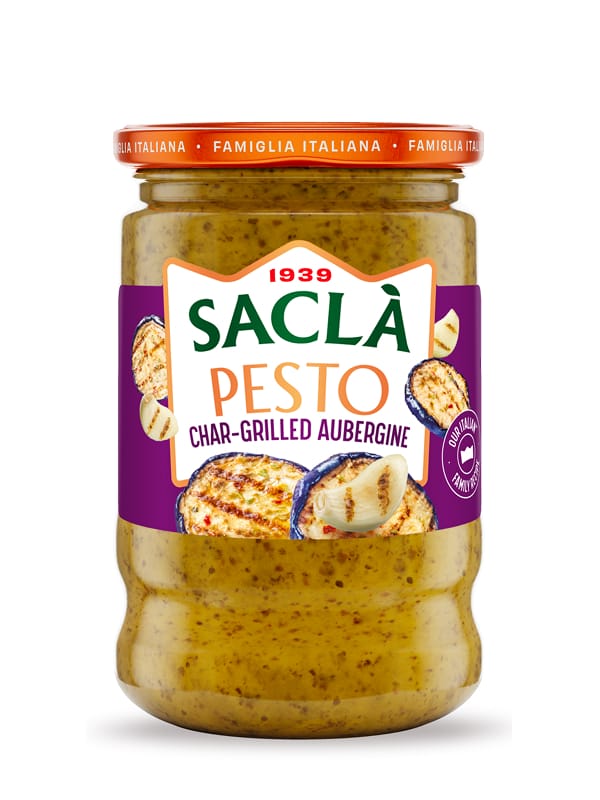 Char-Grilled Aubergine Pesto — 190 g